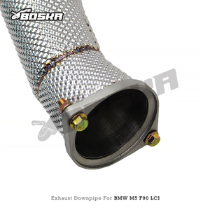 Tuyau d'échappement de tuning pour BMW M5/M6 F90 LCI 4.4TT 2018-2024 Boska Racing <span class=keywords><strong>Sport</strong></span> Header avec catalyseurs 100/<span class=keywords><strong>200</strong></span>/300 <span class=keywords><strong>cellules</strong></span> - Product Image 5