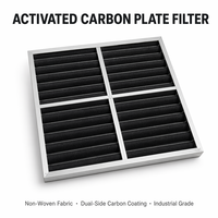 Panel Filter Karbon Aktif Ramah Lingkungan yang Dapat Digunakan Kembali untuk Pemurnian Udara HVAC, Pre-filter Ukuran Khusus untuk Laboratorium
