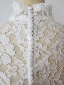 Bolero de malla suave para novia, cuello alto, accesorios de boda, talla personalizada, servicio OEM, modelo FSLJO6, China, venta al por mayor Feishiluo - Product Image 6