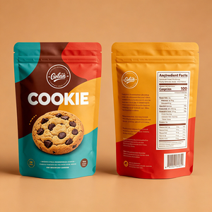Bolsa de Embalaje para Galletas con Cierre Hermético Personalizada, Bolsa para Galletas con Cierre Vertical - Product Image 5