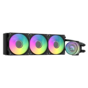ซีพียูระบายความร้อนด้วยน้ำ360มม. ARGB Aura ซิงค์ของเหลว <span class=keywords><strong>CPU</strong></span> คูลเลอร์ระบายความร้อนด้วยน้ำประสิทธิภาพสูง G360สีขาว - Product Image 1