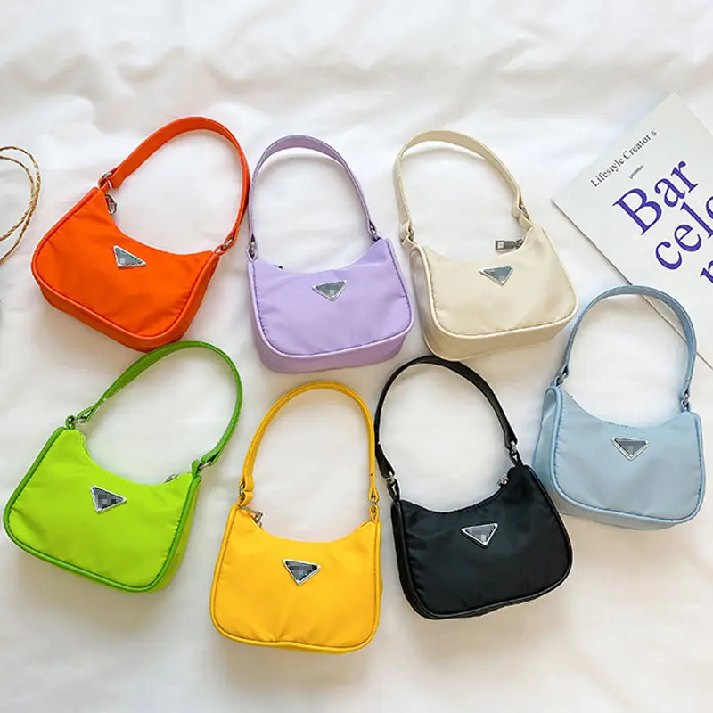 New Arrival Fashion Mini Kid Purses and Handbags Children Cute Hand Bags Nylon Clutch Bags For Girls Boys