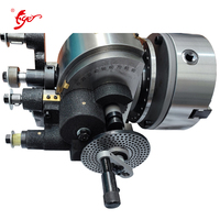 Tête de division universelle Tiger BS-2, tête d'indexation, table rotative, mandrin à 3 mors 200 mm/160 mm, rapport de réduction à vis sans fin 1:40