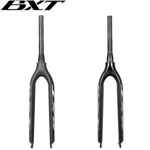 BXT NEW super light 29er Carbon MTB Fork 9mm Tapered bicycle fork 29 mountain bike disc brake carbon fork bicycle parts