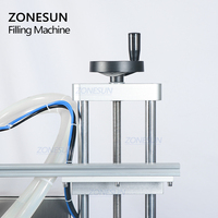 ZONESUN ZS-DTDP20-2 pompe à diaphragme à Double tête liquide Gel douche shampooing Machines de remplissage avec convoyeur automatique