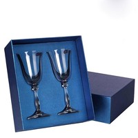 Boîtes de luxe personnalisées mates, emballage d'affichage carton magnétique thé café tasse tasse gobelet Champagne verre boîte cadeau