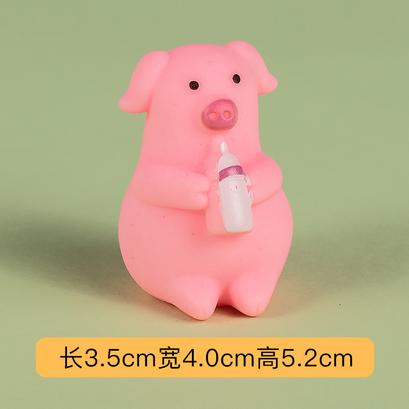 Bottle-fed piglet