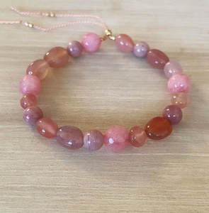 Dainty Minimalist Natural Stone Beaded <b>String</b> <b>Bracelet</b> Handmade Unique Non Tarnish Jewelry Wholesale Crystal Beaded Jewelry - Product Image 1