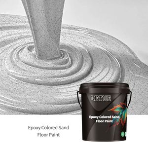 Customizable Epoxy Sand Floor Paint Sandstone Marble Road Coating <b>Liquid</b> Plastic for Warehouse Usage <b>Rubber</b> Coating - Product Image 4