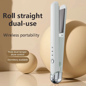 Plancha y Rizador de Pelo Inalámbrico 2 en 1 para el Hogar con Panel Flotante 3D, Recargable y sin Cable - Product Image 2