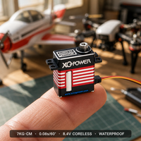Moteur Micro Servo Étanche 7kg Sans Noyau Numérique Vente en Gros Usine OEM 8.4V Engrenage en Acier Inoxydable pour Avion RC Hélicoptère