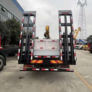 Grúa Montada en <span class=keywords><strong>Camión</strong></span> de <span class=keywords><strong>12</strong></span> <span class=keywords><strong>Toneladas</strong></span> con Plataforma Plana para Excavadora |   <span class=keywords><strong>Camión</strong></span> de Construcción Multiusos de Servicio Pesado 6x4 - Product Image 6