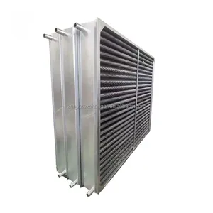 High Efficiency Copper Tube Through Corrugated Aluminum Fin Plate Heat Exchanger
