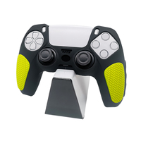 Coque de protection ergonomique en silicone texturé bicolore, résistante à la transpiration et antidérapante, pour manette de console PS5