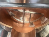 Marmite de cuisson à vapeur pour sucre, caramel et confiture, avec agitateur inclinable et mélangeur