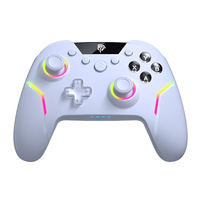 Manette de jeu sans fil EasySMX X20 avec déclencheurs Hall à double mode + Joystick Hall détachable + Touches entièrement mécaniques + Éclairage RGB
