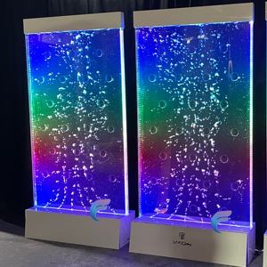 Mur de bulles en acrylique LED cylindrique d'intérieur, directement de l'usine, pour la décoration du hall d'hôtel - Product Image 6