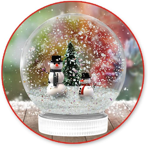 Bán buôn tự làm nhựa Quả cầu tuyết Bộ dụng cụ rỗng tình yêu phong cách Quả cầu tuyết với vít cơ sở - Product Image 3