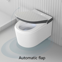 En gros, WC intelligent monobloc mural avec siège chauffant et fonction bidet automatique