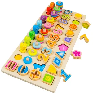 ילדים חינוכיים אבן בניין צעצוע בנות בני דיגיטלי מוקדם חינוכיים צעצועי מודיעין פיתוח עץ תינוק צעצועים