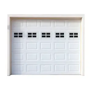 Rolluik Garagedeur Automatische Aluminium Dubbel Spoor Afstandsbediening Garage Elegant Glas Modern Park Glasvezel