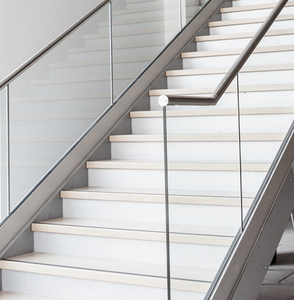 Hot Sale Modern Design Custom Aluminium Balustrades Post 12mm Glass Railing for Balcony and Villa Deck