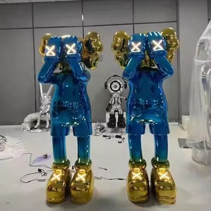 Su misura per l'<span class=keywords><strong>orso</strong></span> violento statuetta in resina di vetro in fibra di vetro scultura per la decorazione per la casa artigianato <span class=keywords><strong>orso</strong></span> statua per il regalo - Product Image 5