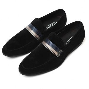 New Men's <b>Height</b> <b>Increasing</b> Leather <b>Shoes</b>-Ankle-length Cowhide Single <b>Shoes</b> Comfortable Matte Finish Trendy Casual Waterproof - Product Image 4