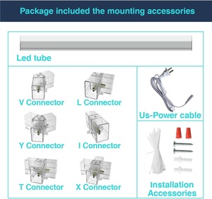 220V 110V Trần Ống ánh sáng tổ ong đèn nhà để xe cho phòng tập thể dục tầng hầm kho tự động cửa hàng làm đẹp tóc salon văn phòng - Product Image 6