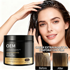 OEM/ODM Contrôle Anti Frisottis <span class=keywords><strong>Bio</strong></span> <span class=keywords><strong>Caviar</strong></span> Kératine Protéine Masque Capillaire Anti-Perte Réparation Intensive des Cheveux Botox Acide Aminé Sans Sulfate - Product Image 4