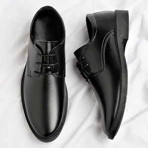 Zapatos de Cuero para Hombre con Suela Suave, Estilo Británico, Formales para Negocios, Casuales para Bodas y Trabajo - Product Image 1