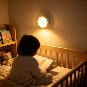 Lámpara Nocturna LED con Sensor de Movimiento de 1W, Protección para los Ojos, Lámpara de Pared con Sensor de Movimiento, Lámpara Nocturna LED Portátil y Desmontable para Niños y Personas Mayores - Product Image 1