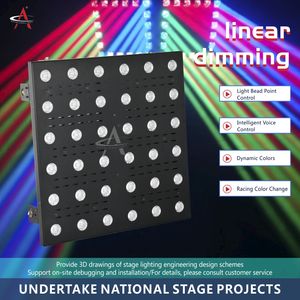 Luces LED para Escenario RGBW Matriz DMX512 Control IP33 Ra90 para Bares en Vivo y Efecto de Teñido de Paredes de Fondo Espectáculos de Talentos Amateur - Product Image 6