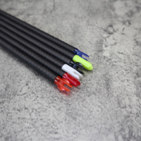 ID 6.2mm/0.246 "plusieurs encoches de flèche en plastique remplaçable tir à l'arc flèche insérer coups pour arbres de flèche en carbone accessoires de tir à l'arc
