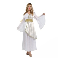 Vente Flash : Costume Sexy de Princesse Arabe Grecque de Dessin Animé pour Cosplay, Robe d'Halloween, Tenue de Cour Rétro Européenne pour Spectacle Scénique