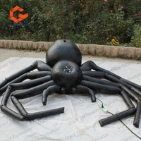 Éclairage LED Araignée gonflable décorative Araignées gonflables publicitaires personnalisées pour les décorations de fêtes et d'événements