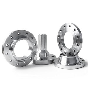 Pièces tournées en acier inoxydable usinées par CNC, à bride et raccords filetés - Product Image 3