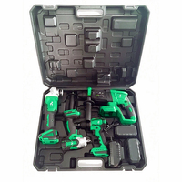 Kits d'outils électriques rechargeables au lithium sans balais, meuleuse d'angle électrique, clé à chocs sans fil, boîte à outils, ensemble d'outils combinés