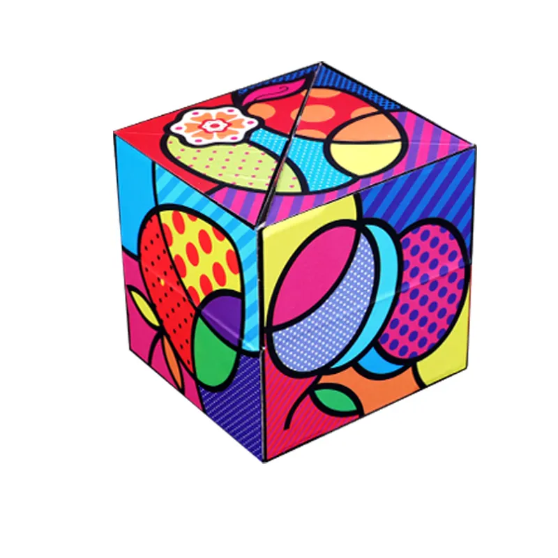 Good selling Foldable Magic Cube 3D Multiple Shapes 5.5X5.5X5.5CM Professional Magic Cube For Kids