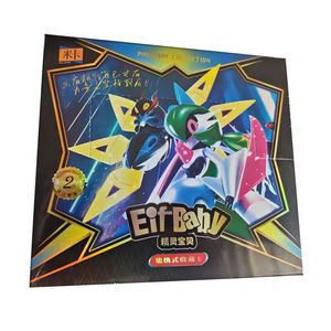 Boîte de boosters de cartes à collectionner et à jouer TCG <span class=keywords><strong>Pokémon</strong></span> Art Eif Baby 2.0, rares, en gros, avec étui de rangement pour jouets de dessin animé - Product Image 4