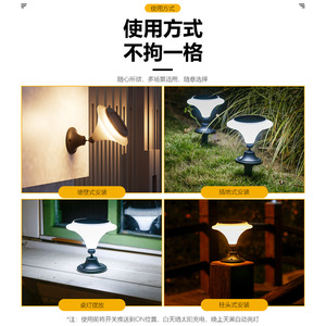 ไฟสวนโซลาร์เซลล์สีขาว Xinyao Martini สำหรับสนามหญ้า ทางเดินกลางแจ้ง - Product Image 4