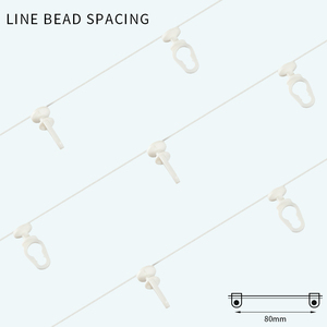 Curseur de <span class=keywords><strong>rideau</strong></span> de pli d'ondulation de style rustique avec des accessoires de bande de polyester de coureur de vague de S pour la voie de <span class=keywords><strong>rideau</strong></span> - Product Image 4