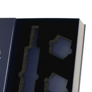 High Quality Rigid Packaging With Sponge Insert Black Cardboard <b>Gift</b> <b>Box</b> - Product Image 4