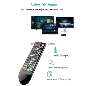 Télécommande vocale intelligente sans fil Q2 rétroéclairée avec fonction gyroscopique et apprentissage IR 2.4G pour boîtier <span class=keywords><strong>TV</strong></span> Android intelligent X96 Max Plus X96Q - Product Image 2
