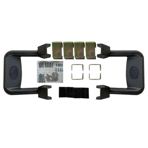 JOESHIER Accessoires de voiture 4x4 Marchepieds latéraux en aluminium noir antidérapants pour pick-up Barres de marchepieds universelles - Product Image 2