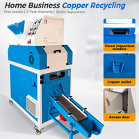 Machine à granuler le cuivre LX-200B nouvelle génération avec petit tamis vibrant pour le recyclage des câbles usagés et la production de cuivre de haute pureté