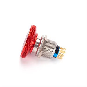 <span class=keywords><strong>Bouton</strong></span> <span class=keywords><strong>d</strong></span>'arrêt <span class=keywords><strong>d</strong></span>'<span class=keywords><strong>urgence</strong></span> HUAWU, capuchon en forme de champignon rouge, acier inoxydable, protection IP67, interrupteur SPST 250V, <span class=keywords><strong>fonctionnement</strong></span> à verrouillage automatique, 6 broches - Product Image 5