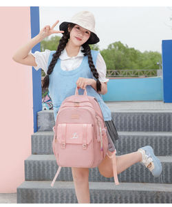 Wholesale School <b>Backpack</b> 2024 School Bags for Teenagers High Quality School Bags for Boys and Girls New Girls <b>College</b> Bag - Product Image 6