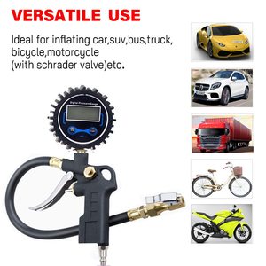 Manomètre numérique de pression des pneus 0-250 psi Haute précision Métal Plastique Caoutchouc Utilisation automobile - Product Image 5