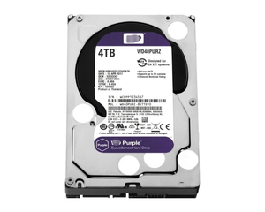 <span class=keywords><strong>WD40PURZ</strong></span> Disco Duro de Almacenamiento de Operación Continua de 4 TB, 5400 RPM, 64 MB, SATA 6 Gb/s, 3.5 Pulgadas para Sistemas NVR DVR - Product Image 1